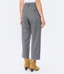 See By Chloé Pantalon Laine Gris 13 See By Chloé Pantalon Laine Gris -ANINE BING Boutique seeby look20220524 368
