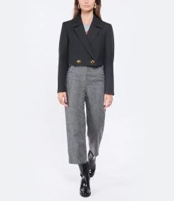 See By Chloé Pantalon Laine Gris 15 See By Chloé Pantalon Laine Gris -ANINE BING Boutique seeby look20220524 387