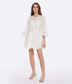 SELF PORTRAIT Robe Mini Dentelle Blanc 8 SELF PORTRAIT Robe Mini Dentelle Blanc -ANINE BING Boutique selfp look20221222 353