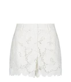 SELF PORTRAIT Short Dentelle Blanc