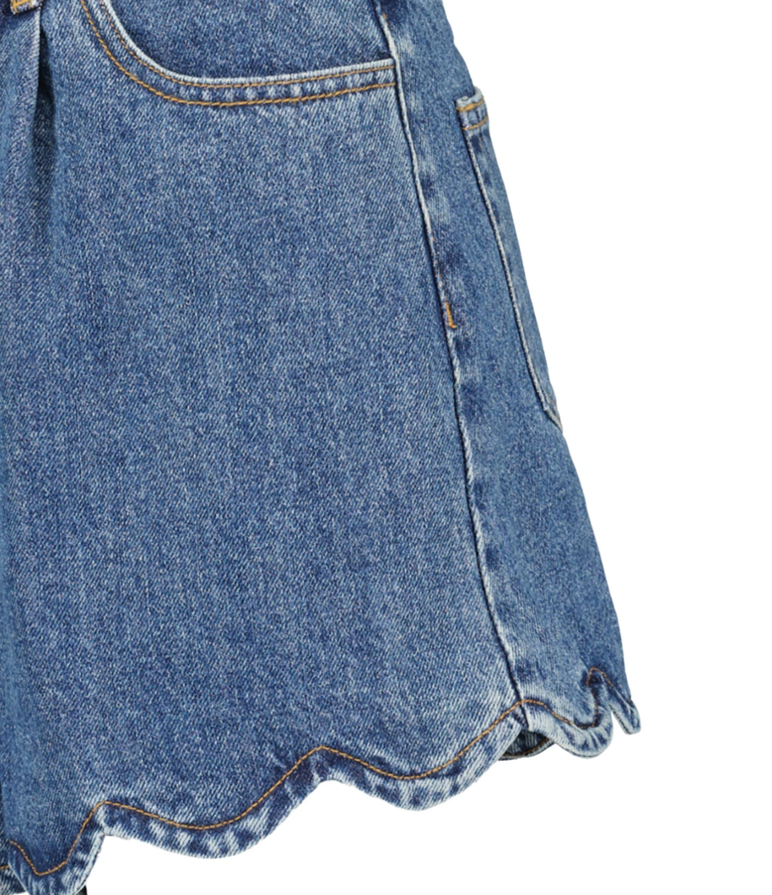 SELF PORTRAIT Short Denim Bleu 4 SELF PORTRAIT Short Denim Bleu – Image 2