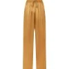 LOULOU STUDIO Pantalon Soma Soie Camel -ANINE BING Boutique soma camel