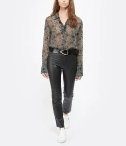 STOULS Pantalon JP Twenty Agneau Plongé Regular Noir 14 STOULS Pantalon JP Twenty Agneau Plongé Regular Noir -ANINE BING Boutique stoul look20201020 782