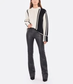 STOULS Pantalon Matt Agneau Plongé Light Noir 10 STOULS Pantalon Matt Agneau Plongé Light Noir -ANINE BING Boutique stoul look20220726 514