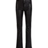 STOULS Pantalon Dean Agneau Plongé Regular Noir
