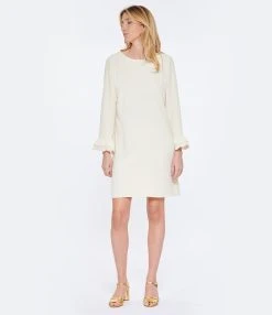 Tara Jarmon Robe Courte Reel Écru 8 Tara Jarmon Robe Courte Reel Écru -ANINE BING Boutique taraj look20230207 286