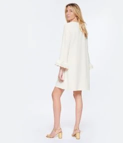 Tara Jarmon Robe Courte Reel Écru 9 Tara Jarmon Robe Courte Reel Écru -ANINE BING Boutique taraj look20230207 289