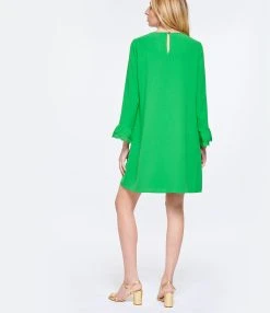 Tara Jarmon Robe Courte Reel Emeraude 9 Tara Jarmon Robe Courte Reel Emeraude -ANINE BING Boutique taraj look20230207 293