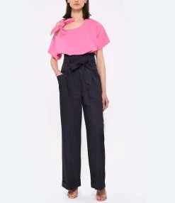 Tara Jarmon Pantalon Pyla Coton Nocturne -ANINE BING Boutique taraj look20230223 270