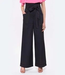 Tara Jarmon Pantalon Pyla Coton Nocturne -ANINE BING Boutique taraj look20230223 273