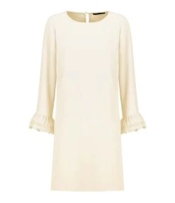 Tara Jarmon Robe Courte Reel Écru