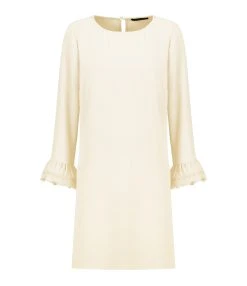 Tara Jarmon Robe Courte Reel Écru