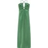Tara Jarmon Robe Longue Rosalia Vert -ANINE BING Boutique taraj52253 pck20230224 1