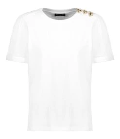 Tara Jarmon Tee-shirt Tampa Coton Blanc