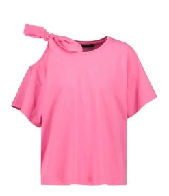 Tara Jarmon Tee-shirt Tarabow Coton Rose