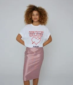 Modetrotter Tee-shirt Neo Soorts Seri Coton Blanc -ANINE BING Boutique tee shirt neo amore blanc4