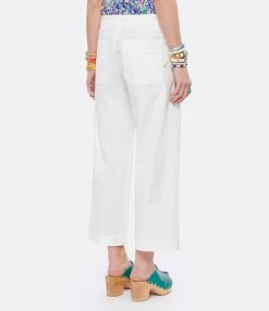 Vanessa Bruno Pantalon Helias Coton Blanc -ANINE BING Boutique vbrun look20220308 377