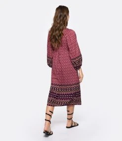 Vanessa Bruno Robe Longue Voguia Multicolore -ANINE BING Boutique vbrun look20221207 180