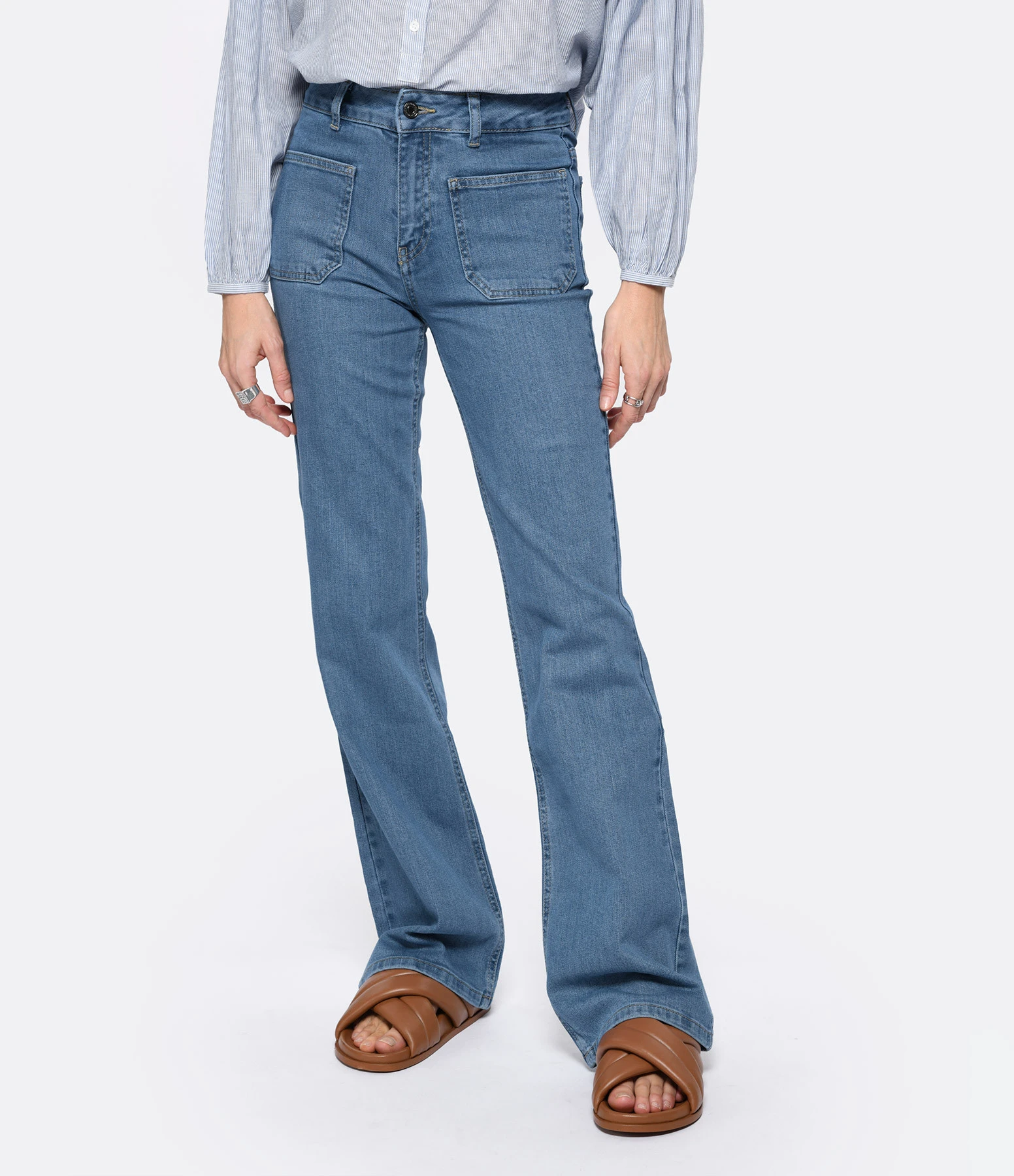 Vanessa Bruno Jean Dompay Denim Indigo Clair 6 Vanessa Bruno Jean Dompay Denim Indigo Clair – Image 4