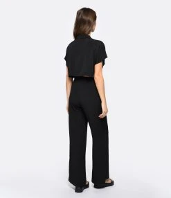 Vanessa Bruno Combinaison Aliocha Noir -ANINE BING Boutique vbrun look20221207 421