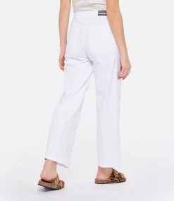 Vanessa Bruno Pantalon Helias Coton Blanc -ANINE BING Boutique vbrun look20221220 348