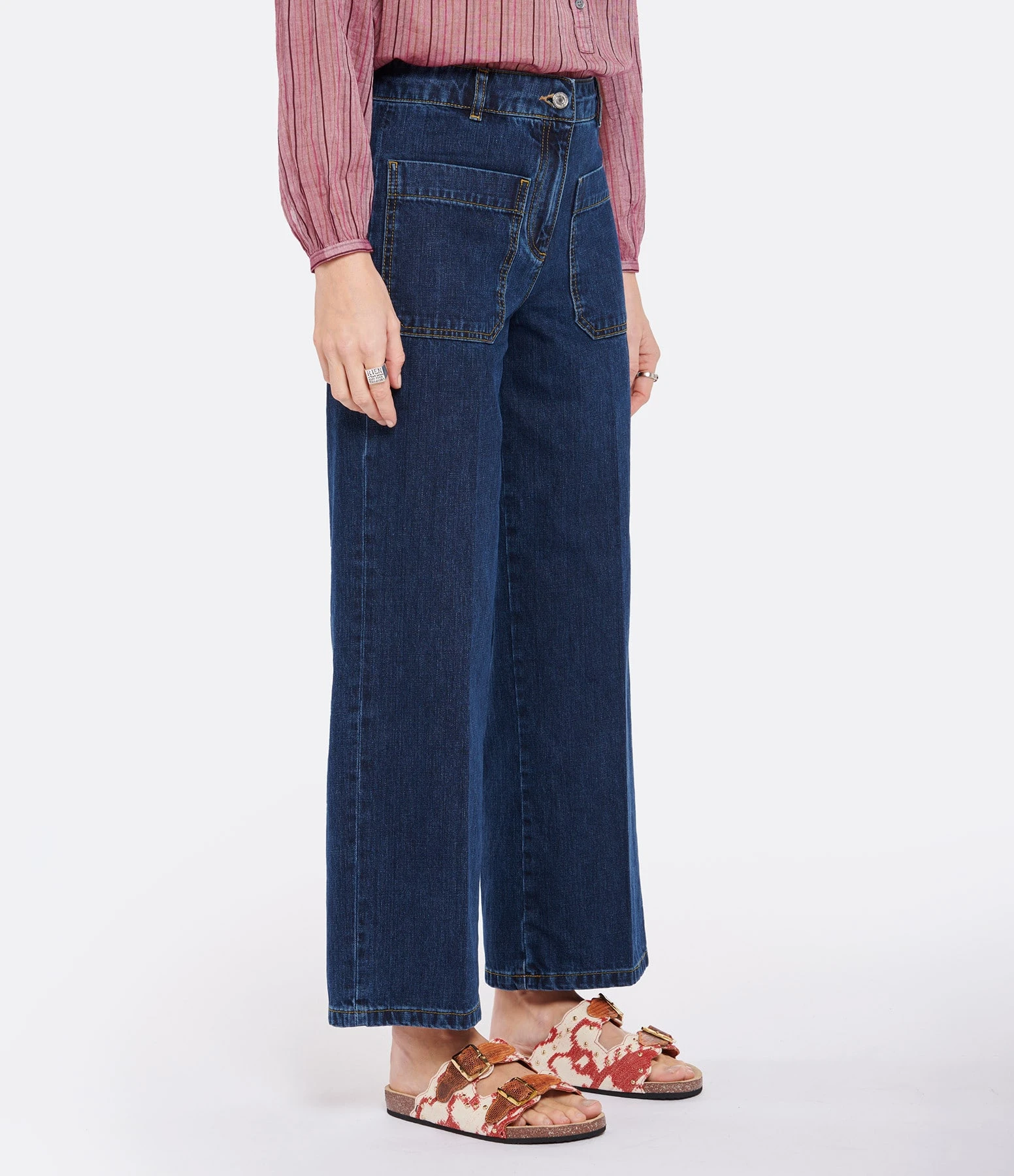 Vanessa Bruno Jean Helias Coton Indigo 7 Vanessa Bruno Jean Helias Coton Indigo – Image 5