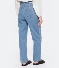 Vanessa Bruno Jean Tybalt Coton Indigo Clair -ANINE BING Boutique vbrun look20230104 51