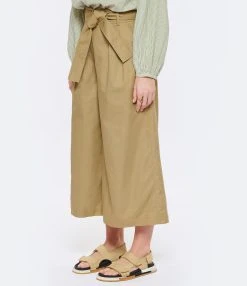 Vanessa Bruno Pantalon Leo Coton Kaki -ANINE BING Boutique vbrun look20230104 73