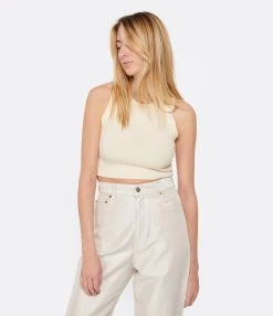 Vanessa Bruno Top Anna Écru -ANINE BING Boutique vbrun look20230125 348