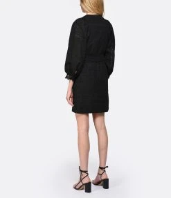 Vanessa Bruno Robe Courte Alouri Noir -ANINE BING Boutique vbrun look20230215 389