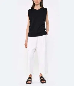 Vanessa Bruno Tee-shirt Amandine Coton Noir -ANINE BING Boutique vbrun look20230223 336