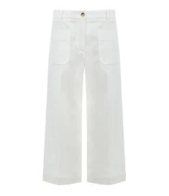 Vanessa Bruno Pantalon Helias Coton Blanc