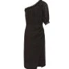 Vanessa Bruno Robe Midi Aureliane Noir -ANINE BING Boutique vbrun50924 pck20230227 1 1