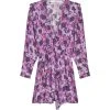 IRO Robe Madea Imprimé Violet -ANINE BING Boutique wm33madea23s pur24 b 1
