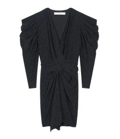 IRO Robe Luca Lurex Noir