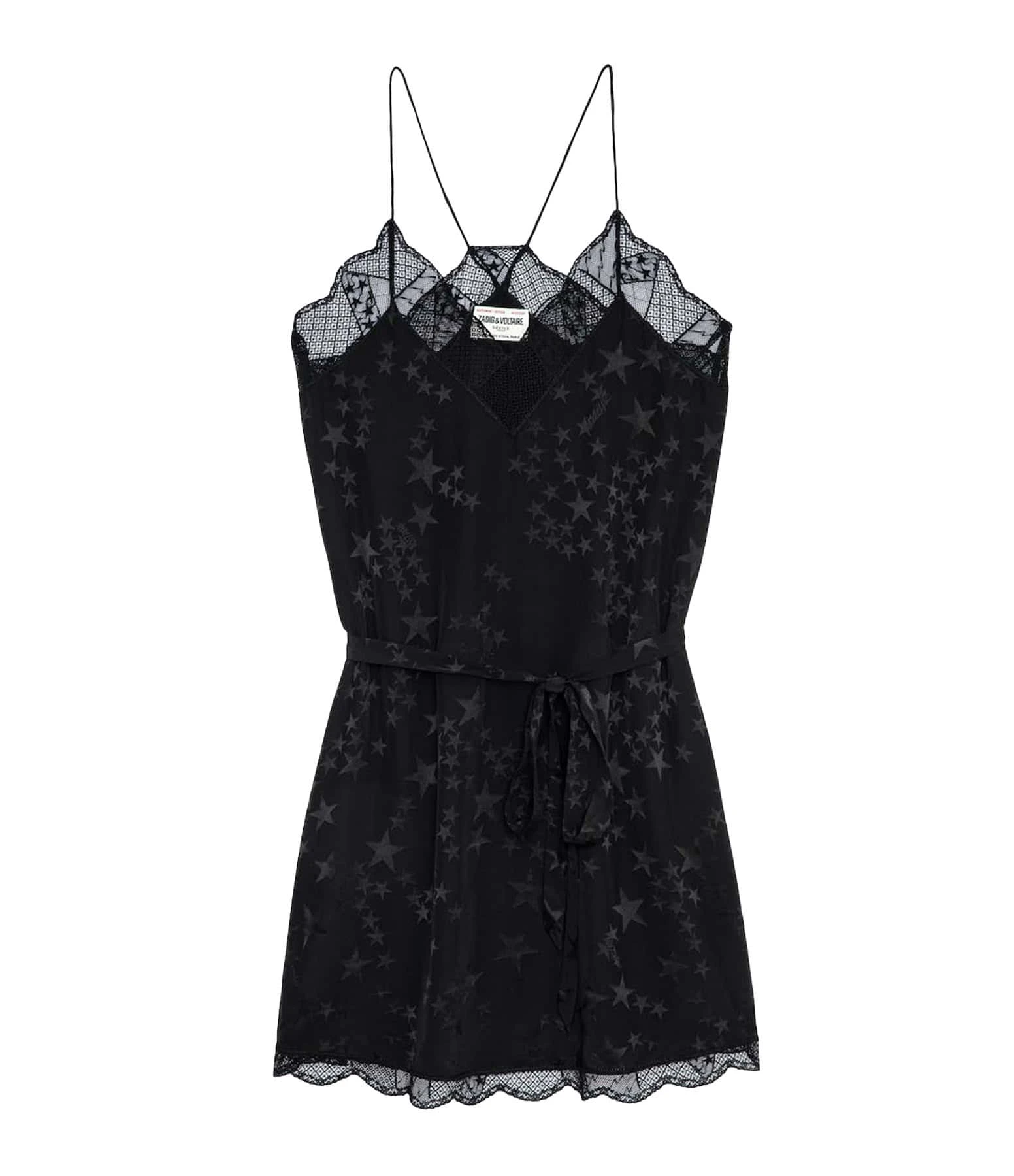 Zadig & Voltaire Robe Ristyz Soie Noir 3 Zadig & Voltaire Robe Ristyz Soie Noir