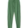 XIRENA Pantalon Fin Draper Coton Vert -ANINE BING Boutique x237117 elmgreen 1