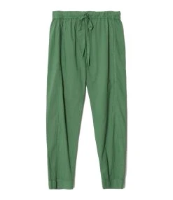 XIRENA Pantalon Fin Draper Coton Vert