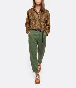 XIRENA Pantalon Tucker Coton Surplus Kaki -ANINE BING Boutique xiren look20200902 326