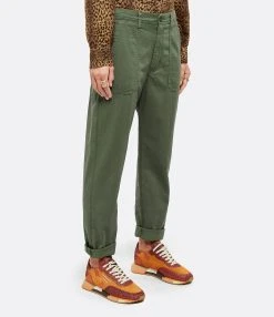 XIRENA Pantalon Tucker Coton Surplus Kaki -ANINE BING Boutique xiren look20200902 340