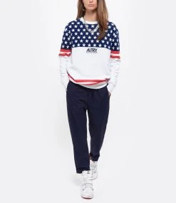 XIRENA Pantalon Fin Draper Coton Navy -ANINE BING Boutique xiren look20201223 264