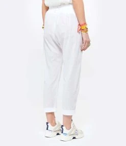XIRENA Pantalon Fin Draper Coton Blanc -ANINE BING Boutique xiren look20210323 32