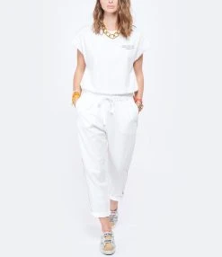 XIRENA Pantalon Rex Blanc 10 XIRENA Pantalon Rex Blanc -ANINE BING Boutique xiren look20210421 113