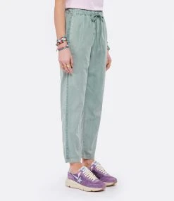 XIRENA Pantalon Rex Coton Vert Hazel -ANINE BING Boutique xiren look20220125 321