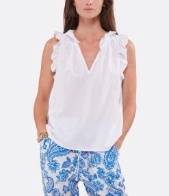 XIRENA Top Bex Blanc 9 XIRENA Top Bex Blanc -ANINE BING Boutique xiren look20220607 78