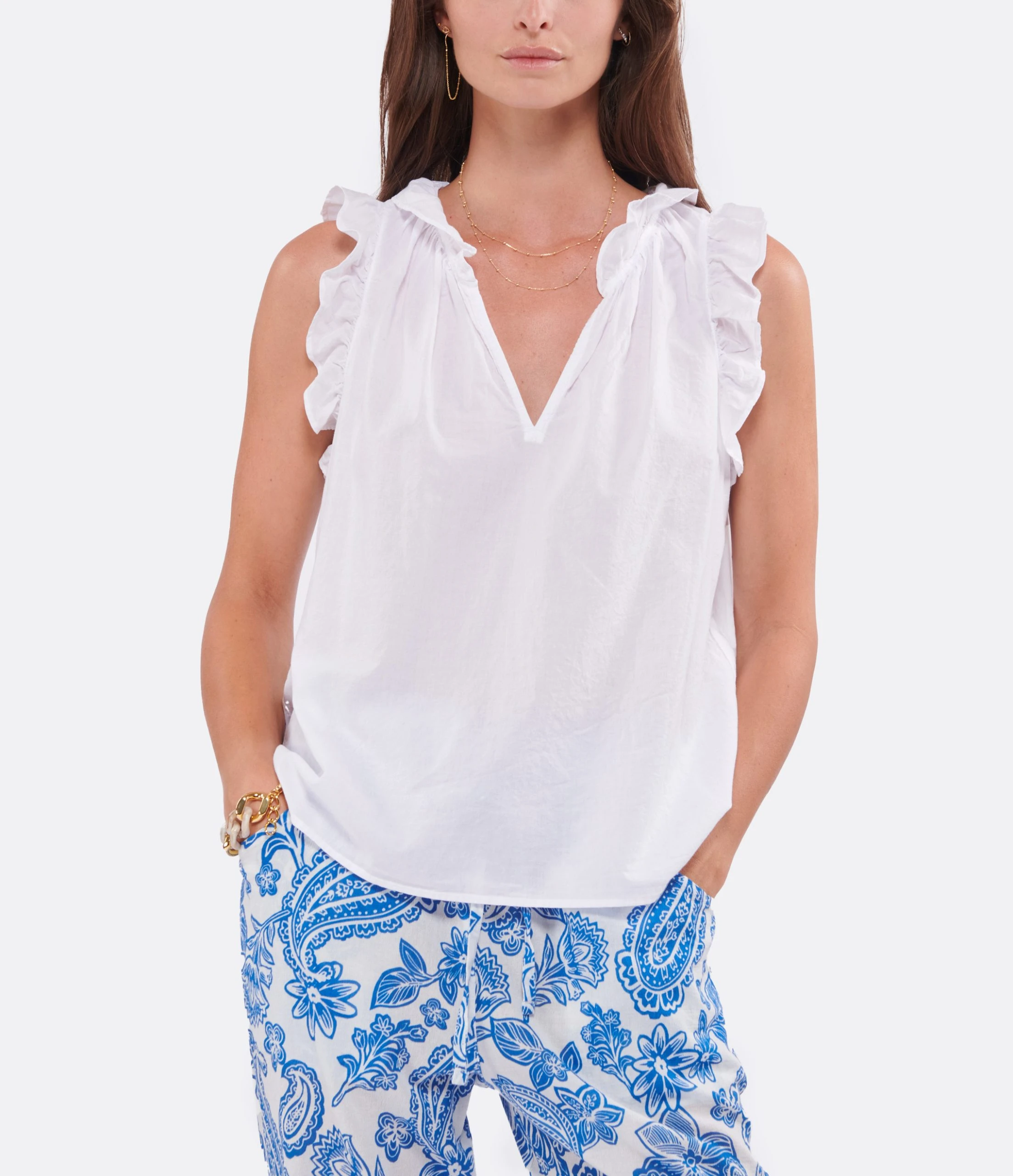 XIRENA Top Bex Blanc 5 XIRENA Top Bex Blanc – Image 3