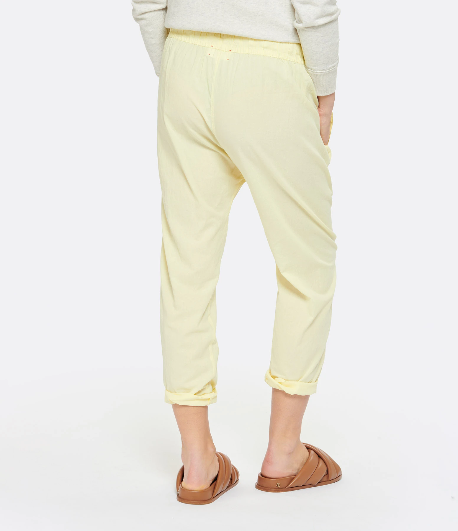 XIRENA Pantalon Draper Coton Jaune 7 XIRENA Pantalon Draper Coton Jaune – Image 5