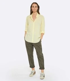 XIRENA Pantalon Rex Coton Kaki -ANINE BING Boutique xiren look20230118 313