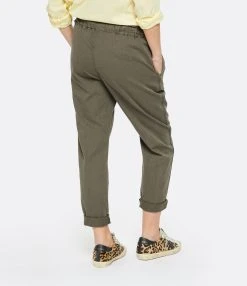 XIRENA Pantalon Rex Coton Kaki -ANINE BING Boutique xiren look20230118 320