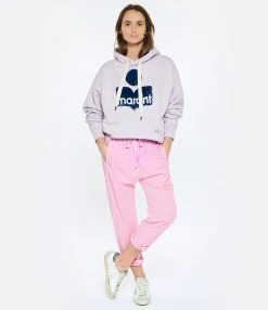 XIRENA Pantalon Draper Coton Rose Lavande -ANINE BING Boutique xiren look20230124 468